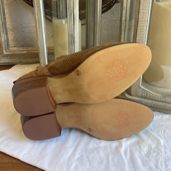 Vince Camuto Shoes Vince Cameo Palmina Perforated Suede Ankle Booties-7W-NWOB - Picture 6 of 15